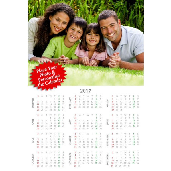 06 Single Sheet Potrait Calendar a 1