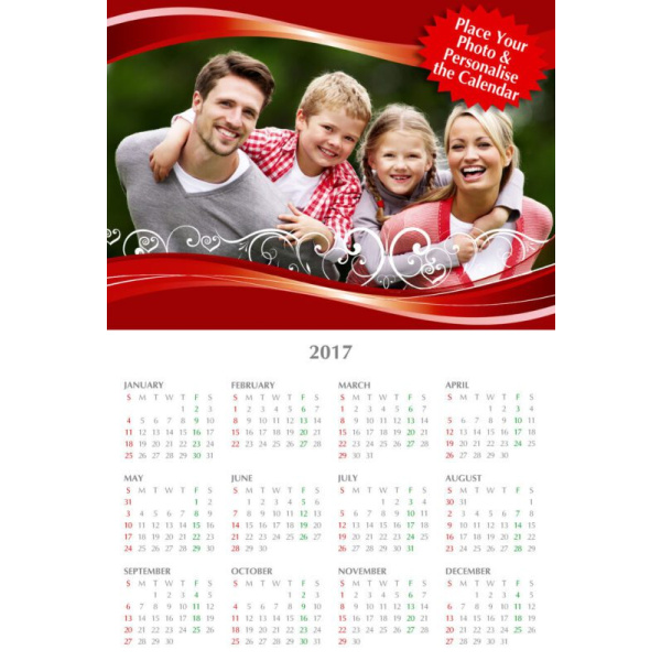 08 Single Sheet Potrait Calendar a 1