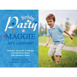 Birthday Invitation Card BIC 1110