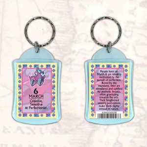 Birthday Gift Keyrings Zodiac Star Sign Keyrings 6 Mar Pisces