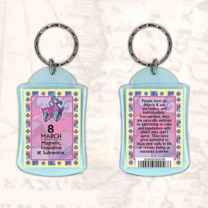 Birthday Gift Keyrings Zodiac Star Sign Keyrings 8 Mar Pisces
