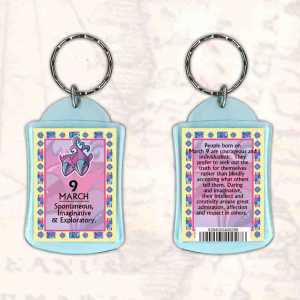 Birthday Gift Keyrings Zodiac Star Sign Keyrings 9 Mar Pisces
