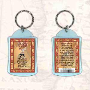 Birthday Gift Keyrings Zodiac Star Sign Keyrings 23 Mar Aries