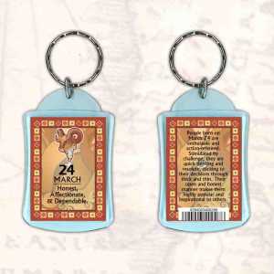 Birthday Gift Keyrings Zodiac Star Sign Keyrings 24 Mar Aries