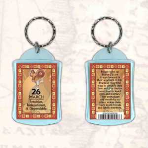 Birthday Gift Keyrings Zodiac Star Sign Keyrings 26 Mar Aries