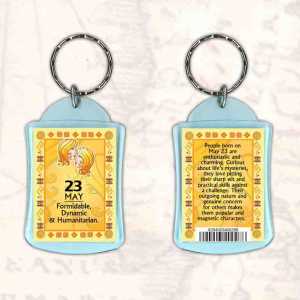 Birthday Gift Keyrings Zodiac Star Sign Keyrings 23 May Gemini