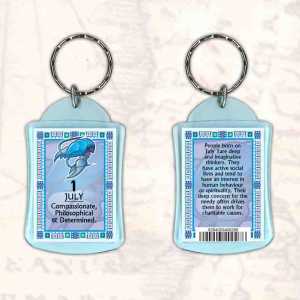 Birthday Gift Keyrings Zodiac Star Sign Keyrings 1 July Cancer