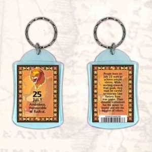 Birthday Gift Keyrings Zodiac Star Sign Keyrings 25 July Leo