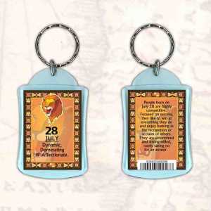 Birthday Gift Keyrings Zodiac Star Sign Keyrings 28 July Leo