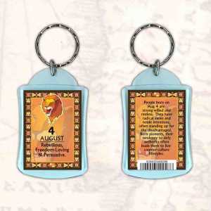 Birthday Gift Keyrings Zodiac Star Sign Keyrings 4 Aug Leo