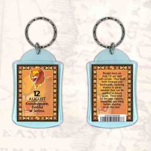 Birthday Gift Keyrings Zodiac Star Sign Keyrings 12 Aug Leo