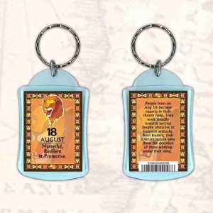 Birthday Gift Keyrings Zodiac Star Sign Keyrings 18 Aug Leo