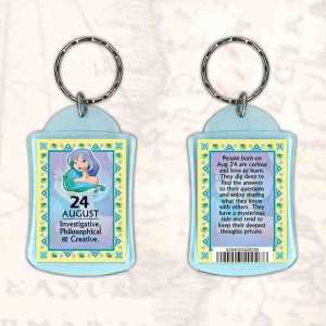 Birthday Gift Keyrings Zodiac Star Sign Keyrings 24 Aug Virgo