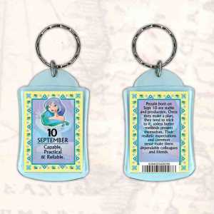 Birthday Gift Keyrings Zodiac Star Sign Keyrings 10 Sep Virgo