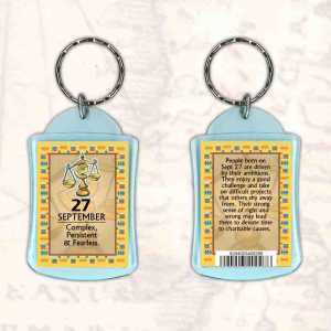Birthday Gift Keyrings Zodiac Star Sign Keyrings 27 Sep Libra