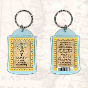 Birthday Gift Keyrings Zodiac Star Sign Keyrings 7 Oct Libra