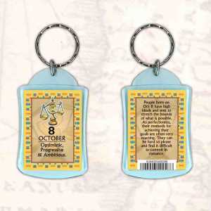 Birthday Gift Keyrings Zodiac Star Sign Keyrings 8 Oct Libra