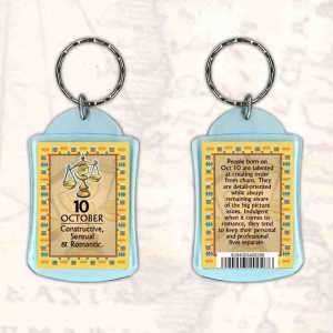 Birthday Gift Keyrings Zodiac Star Sign Keyrings 10 Oct Libra