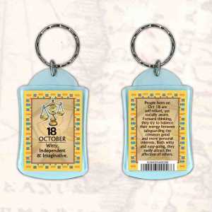 Birthday Gift Keyrings Zodiac Star Sign Keyrings 18 Oct Libra