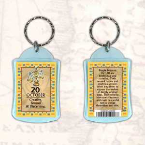 Birthday Gift Keyrings Zodiac Star Sign Keyrings 20 Oct Libra