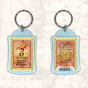 Birthday Gift Keyrings Zodiac Star Sign Keyrings 27 Oct Scorpio
