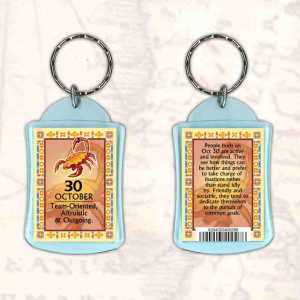 Birthday Gift Keyrings Zodiac Star Sign Keyrings 30 Oct Scorpio