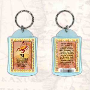 Birthday Gift Keyrings Zodiac Star Sign Keyrings 31 Oct Scorpio