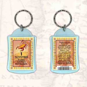 Birthday Gift Keyrings Zodiac Star Sign Keyrings 1 Nov Scorpio