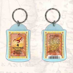 Birthday Gift Keyrings Zodiac Star Sign Keyrings 4 Nov Scorpio
