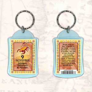 Birthday Gift Keyrings Zodiac Star Sign Keyrings 9 Nov Scorpio