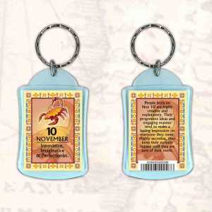 Birthday Gift Keyrings Zodiac Star Sign Keyrings 10 Nov Scorpio