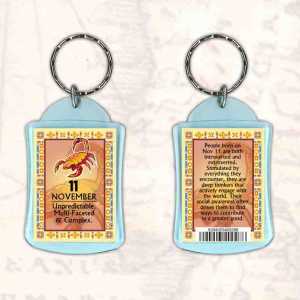Birthday Gift Keyrings Zodiac Star Sign Keyrings 11 Nov Scorpio