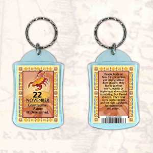 Birthday Gift Keyrings Zodiac Star Sign Keyrings 22 Nov Scorpio