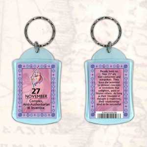 Birthday Gift Keyrings Zodiac Star Sign Keyrings 27 Nov Sagittarius