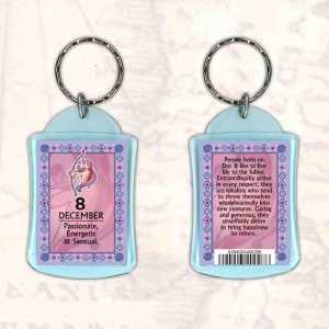 Birthday Gift Keyrings Zodiac Star Sign Keyrings 8 Dec Sagittarius