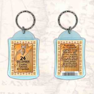 Birthday Gift Keyrings Zodiac Star Sign Keyrings 24 Dec Capricorn