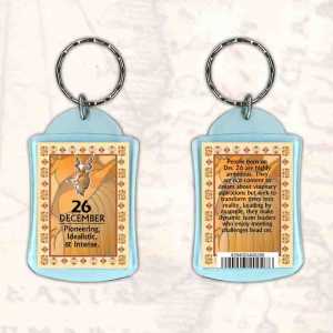 Birthday Gift Keyrings Zodiac Star Sign Keyrings 26 Dec Capricorn