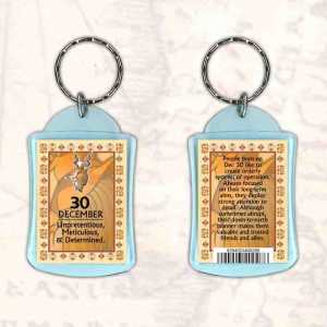 Birthday Gift Keyrings Zodiac Star Sign Keyrings 30 Dec Capricorn