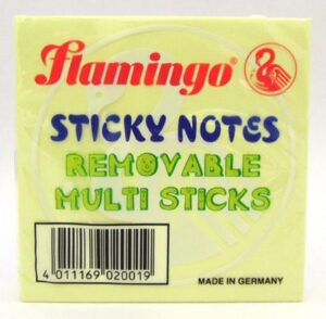 Flamingo Sticky Notes 75 x 75