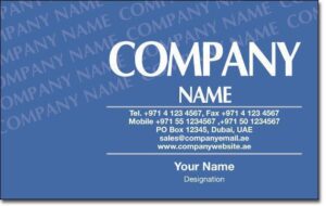 Business Card BC 0185