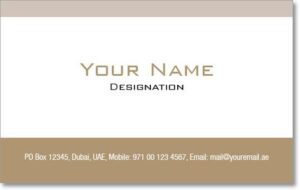 Business Card BC 0309