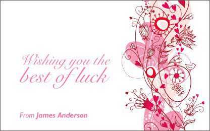 Best Wishes Gift Tag 0033 1