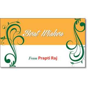 Best Wishes Gift Tag BW GT 0712