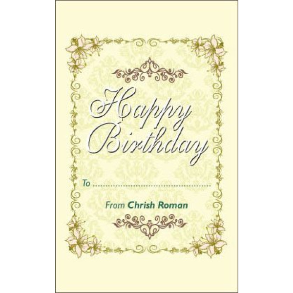 Birthday Gift Tag 0030 1