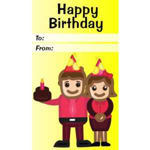 Birthday Gift Tag BGT 0003