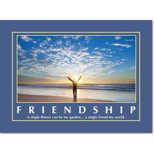 Motivational Print Friendship MP SH 8910