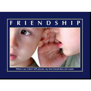 Motivational Print Friendship MP SH 8924