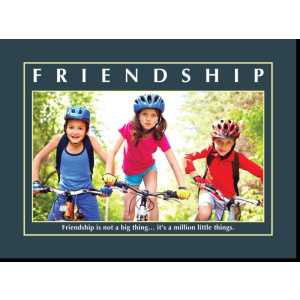 Motivational Print Friendship MP SH 8901