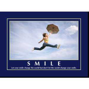 Motivational Print Let your smile