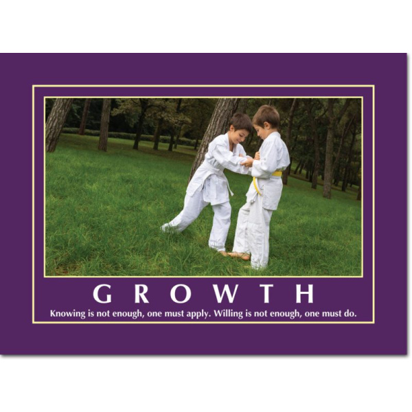 Motivational Print Knowing is not enough